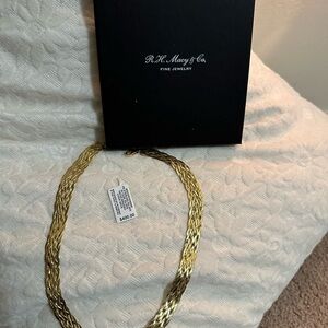 Macy's Two-Tone Gold Necklace